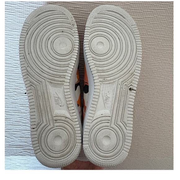 Nike Air Force 1 Low white leather sneakers men size 9 streetwear minimalist - Picture 10 of 10